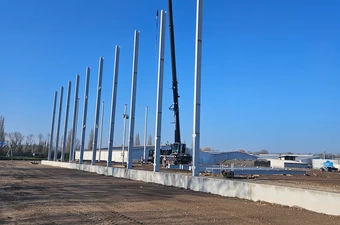 De hoogte in: staalconstructie nieuw hoofdkantoor Cornelissen Groep geplaatst